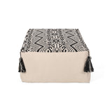 Kiki Rectangular Pouf Ottoman Floor Cushion 42x24x19