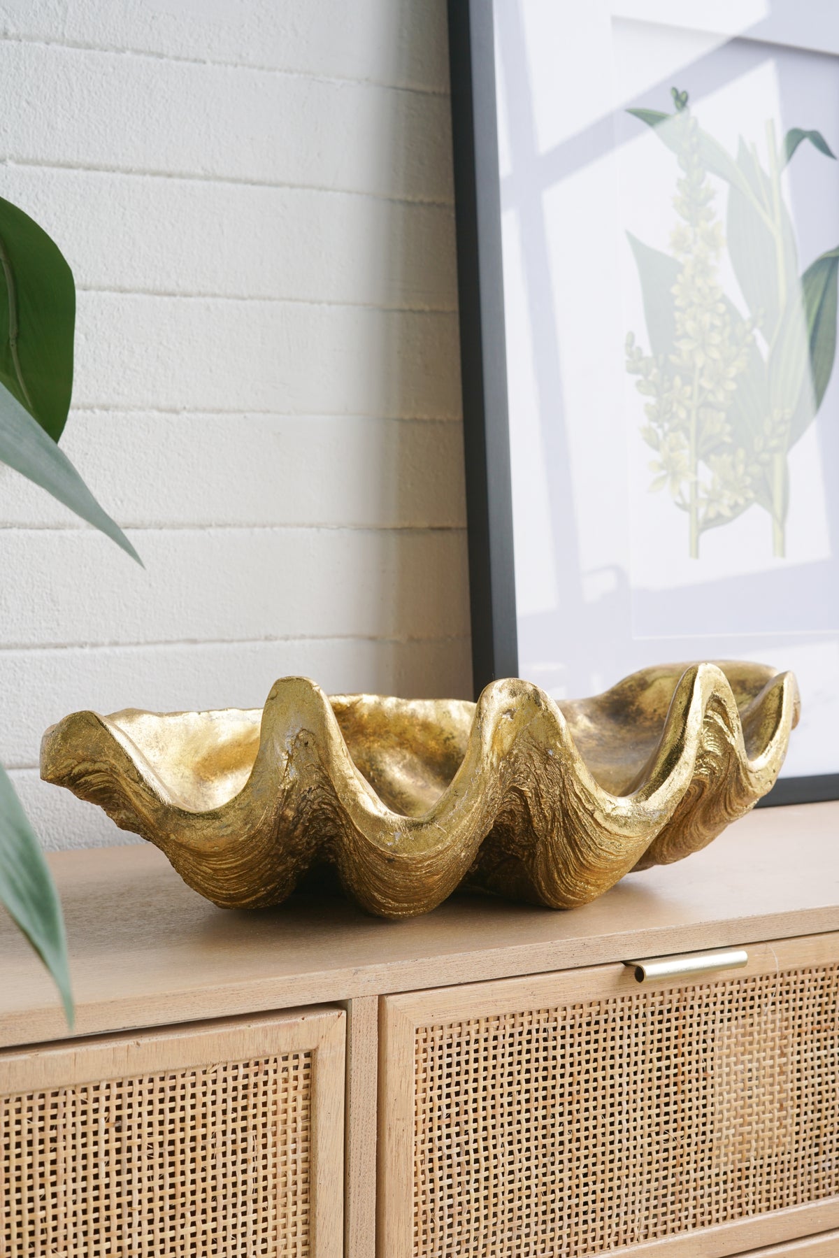 19.7x10.6x5.5' Decorative Shell Bowl