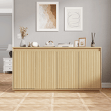 4 Door Sideboard Buffet Cabinet with Power Outlet