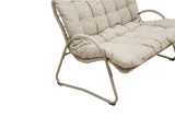 Metal Outdoor Chair Off White