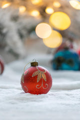 D3' Christmas Ball Ornaments, Glass Decorative Hanging Ball Christmas Tree Ornam