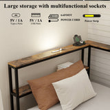 Twin Engineered Wood Platform Bed with Storage Drawers Black