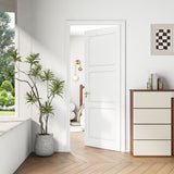 28" X 80" Primed Solid Core Interior Slab Door 3-Panel