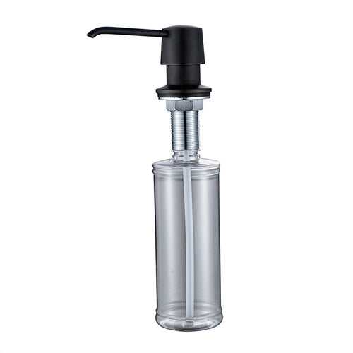 Black Kitchen Sink Soap Dispenser Top Fill