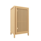 Bamboo Freestanding Storage Cabinet with Door and Shelf
