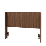 Queen Metal Platform Bed Natural