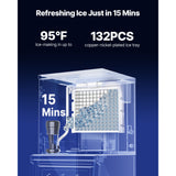 Commercial Ice Maker Machine - Head, 300 Lbs/Day Stainless Steel Ice Machine