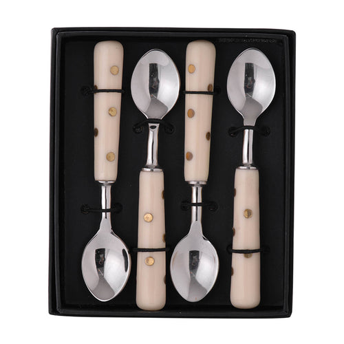 Set of 4 Coffee Spoons in Box