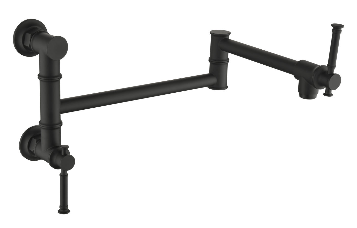 Modern Brass Wall Mounted Pot Filler Faucet Folding Swing Arm