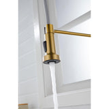 Single Handle Pull Down Spring Kitchen Faucet