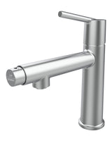 Chrome Bathroom Faucet Deck Mount Dual Mode 1/3 Hole