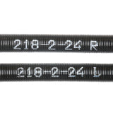 Garage Door Torsion Springs, Pair of 0.218 x 2 x 24inch