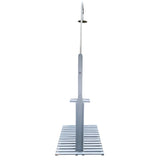 Outdoor Garden Pool Shower with Chassis Board, Cooling Solution, Gray Solid W