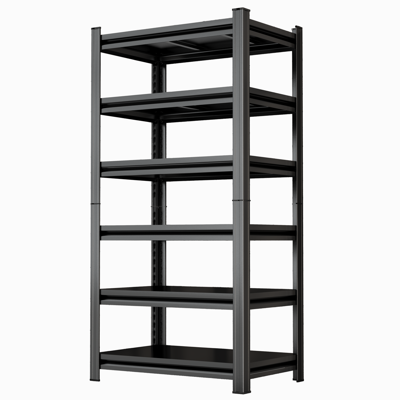 6-Tier Metal Garage Storage Rack 82" Adjustable Shelves