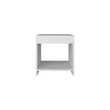 Minimalist Nightstand - Engineered Wood - Open Shelf - 16.5" High