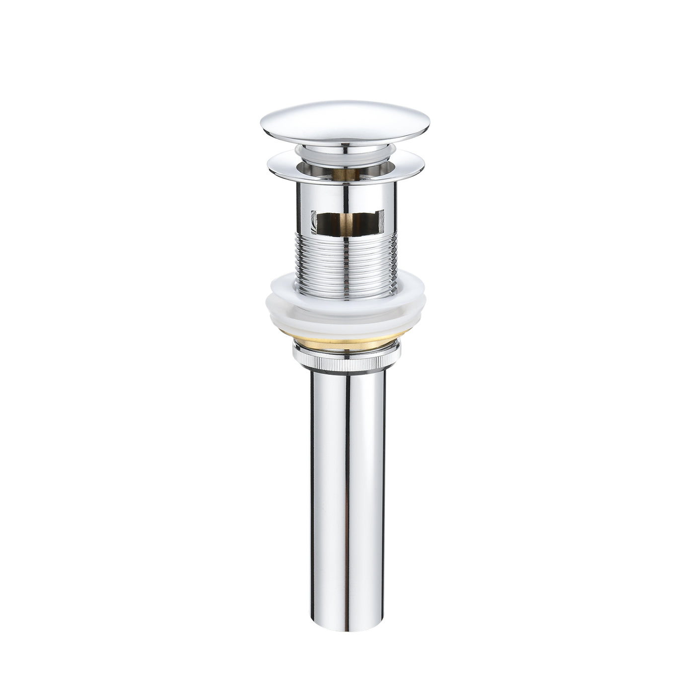 Pop-Up Bathroom Sink Drain with Overflow