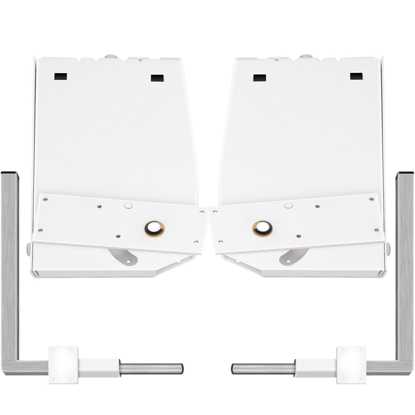 Murphy Mounting Wall Springs Mechanism Heavy Duty Support Hardware DIY Kit for King Queen Bed (Vertical), White