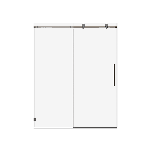 Frameless Single Sliding Soft-Close Shower Door 56-60"W 74"H