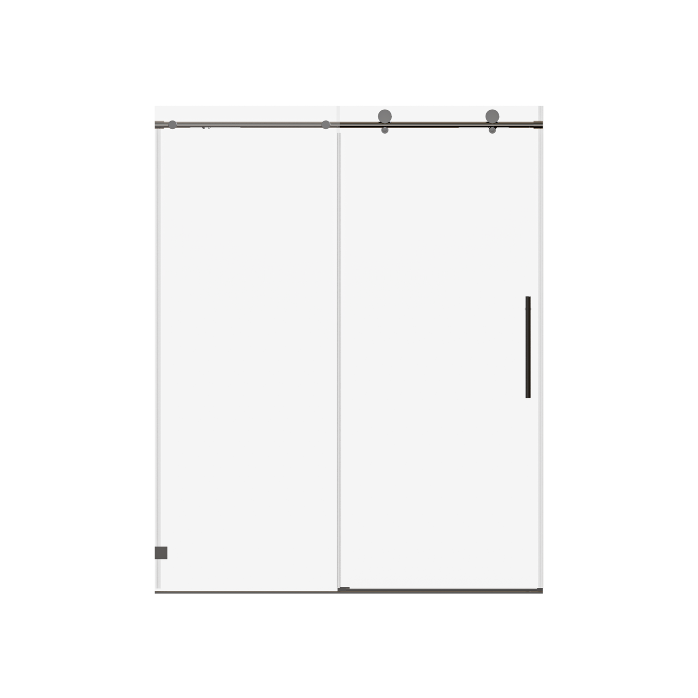 Frameless Single Sliding Soft-Close Shower Door 56-60"W 74"H
