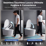 Wall-mounted Smart Toilet, Automatic Lid Opening, No Water Pressure Limitation