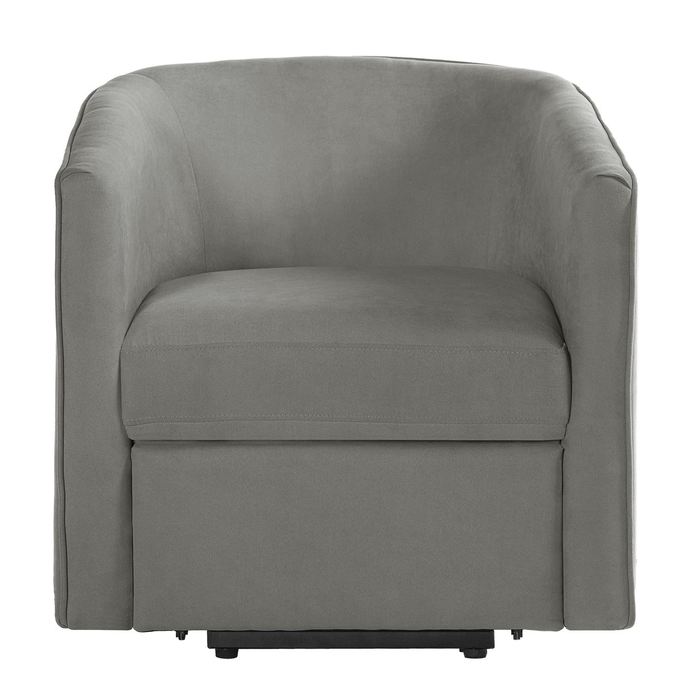 Power Lift Recliner Chair Grey Chenille Electric Senior