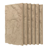 3D Faux Stone Wall Panels, 6 PCS PU Wainscoting Panel for Interior Wall Decor