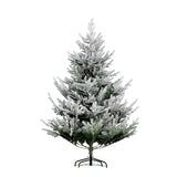 HOMCOM 6 Foot Artificial Christmas Tree, Pine Hinged Xmas Tree with 795 Realisti