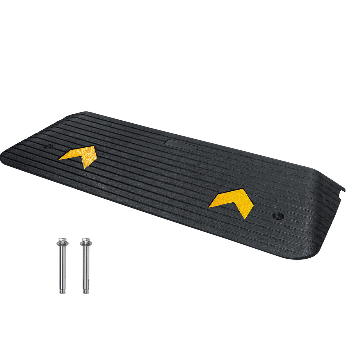 Upgraded Rubber Threshold Ramp, 1.5" Rise Wheelchair Ramp Doorway