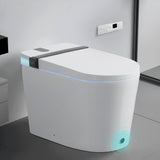 Smart Toilet with Bidet Seat Built-in, Auto Open/Close Seat, Foot Sensor