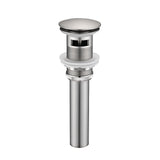 Pop-Up Bathroom Sink Drain With Overflow