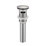Pop-Up Bathroom Sink Drain With Overflow