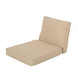 Honolulu Club Chair Cushion Set Tan Back and Seat Cushions