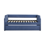 Daybed with Trundle Wood Blue