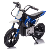 24V Kids Ride On Electric Toy Motocross Motorcycle,200W High Speed Hub Motor,Rea
