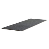 0.56 Inch Thick Gym Floor Mats, 12 Tiles Rubber Top with EVA Foam