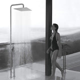 12 Inch Brushed Nickel Rain Shower Head
