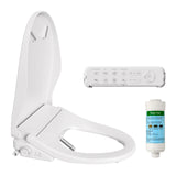 Smart Bidet Toilet Seat Heated Water Pressure Sensor Nozzle