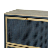 3 Metal Door Shoe Rack, Freestanding Modern Shoe Storage Cabinet, Metal rattan
