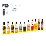 LED Liquor Bottle Display Cabinet 48" 12-Bottle Shelf