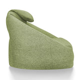 Inflatable Ergonomic Couch - Olive Green - Electric Pump Included