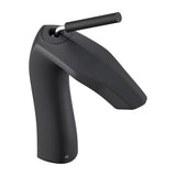 Matte Black Single Handle Brass Bathroom Sink Faucet 7.99