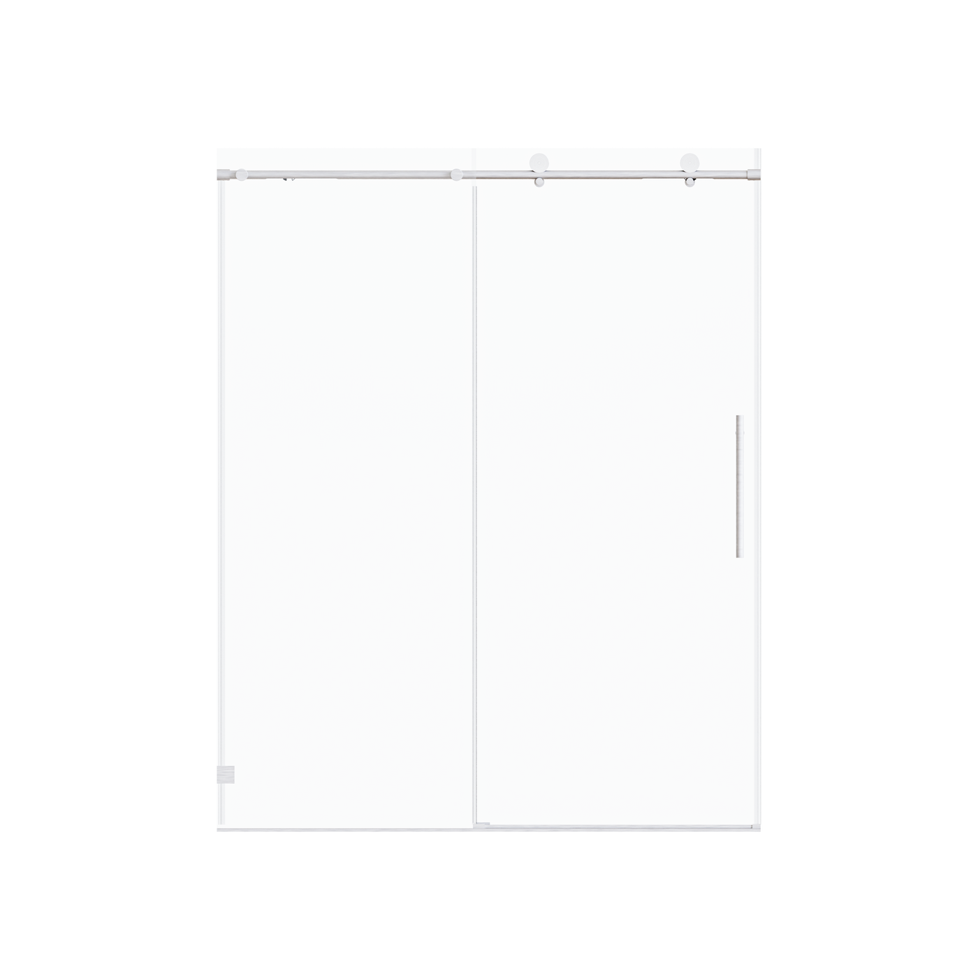 Frameless Single Sliding Soft-Close Shower Door 56-60" x 74