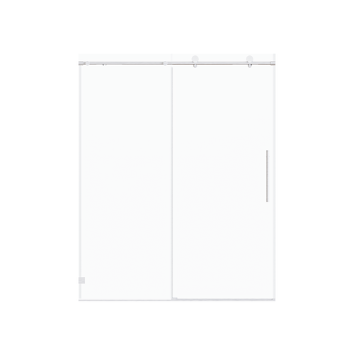 Frameless Single Sliding Soft-Close Shower Door 56-60" x 74