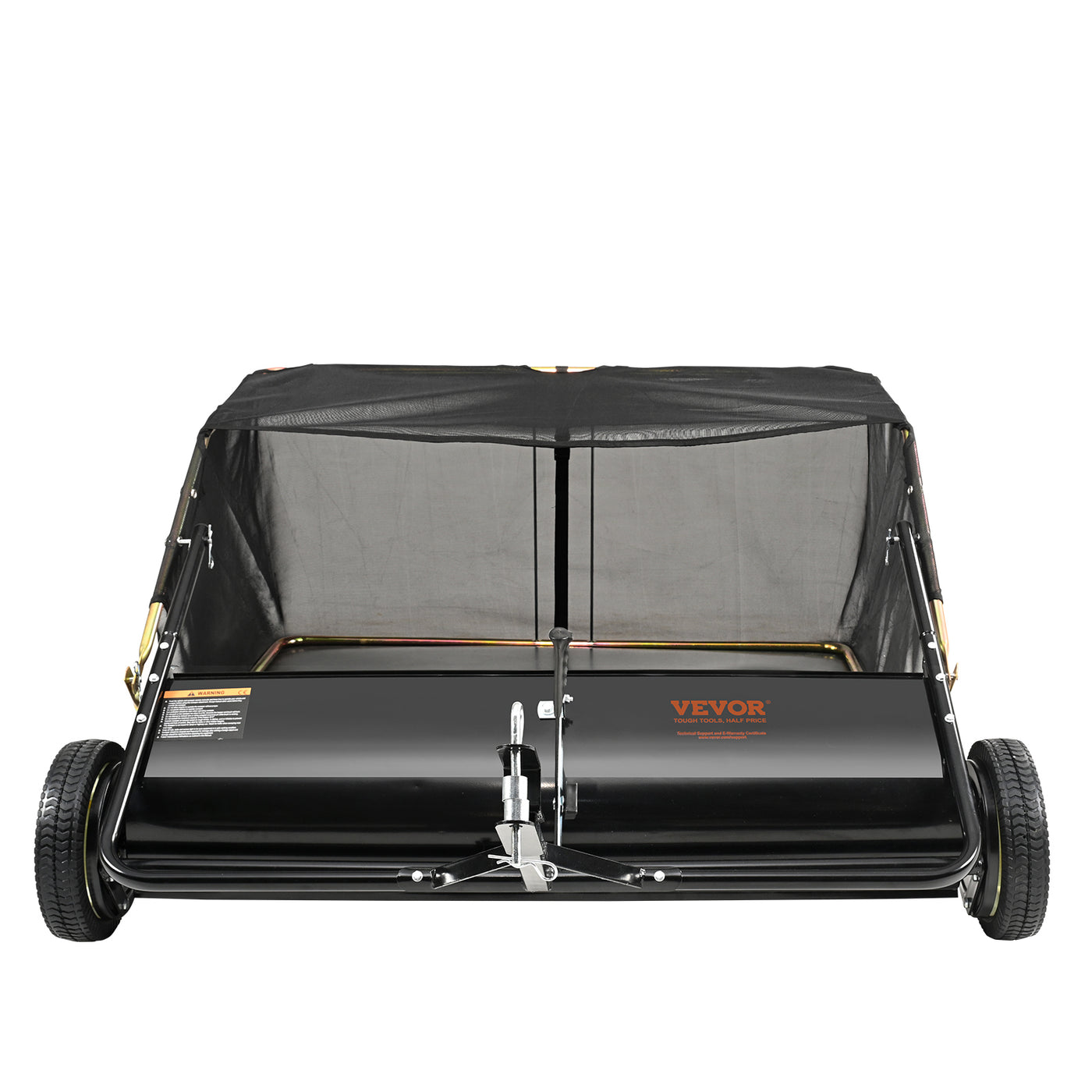 50' Tow Behind Lawn Sweeper 26 Cu. Ft. Leaf Grass Collector