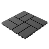 Plastic interlocking decking tiles, 44 packs of terrace decking tiles