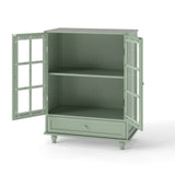 Mint Green Modern Wooden Storage Sideboard Cabinet 28"x15"x36