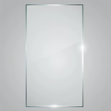 1/4" Clear Tempered Glass Explosion-Proof Film Single Pane 6mm