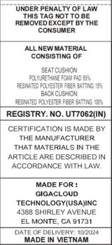 Outdoor Reclining Daybed Rattan Gray 3-Position Adjustable