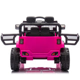24V Kids Ride on Car W/Parents Control,Four-wheel suspension,2WD,Power display,B