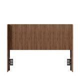 Queen Metal Platform Bed Natural